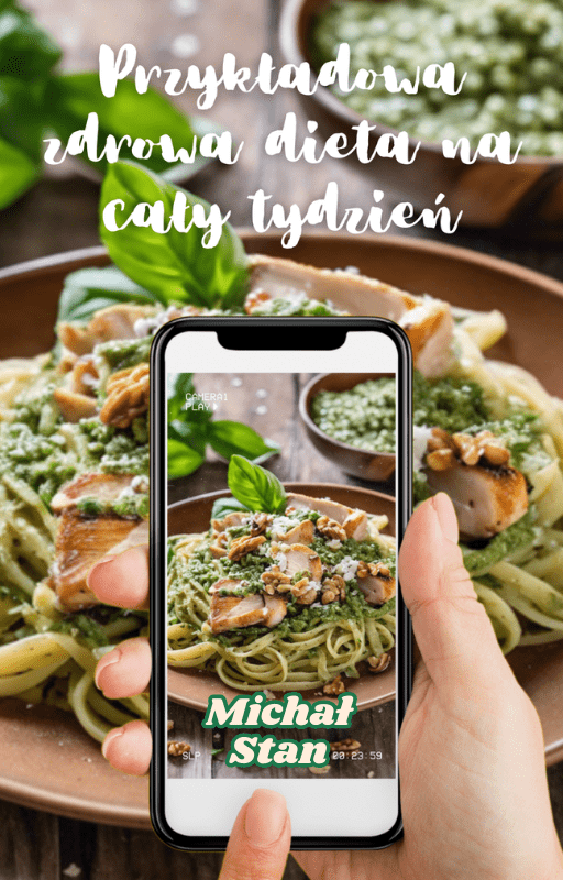 Okładka książki "Przykładowa zdrowa dieta na cały tydzień"